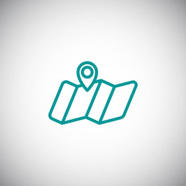 Konumu harita simgesi