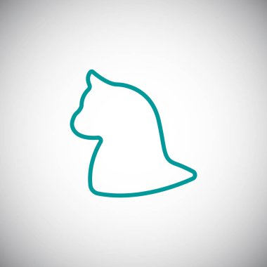 kedi evde beslenen hayvan hayvan simgesi