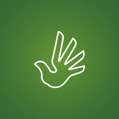 Güvercin şeklinde insan eli