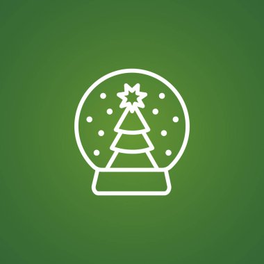 Noel top ağaç simgesiyle