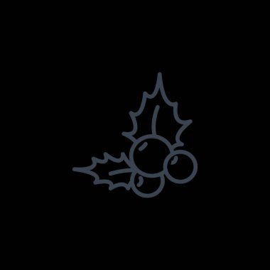 Holly berry basit simgesi 