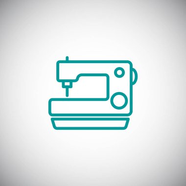 dikiş makinesi basit simgesi