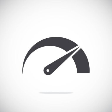 hız göstergesi düz stil ikonu