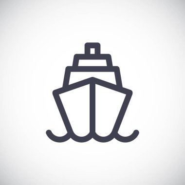 Basit gemi simgesi