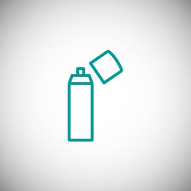 Saç spreyi şişesi simgesi