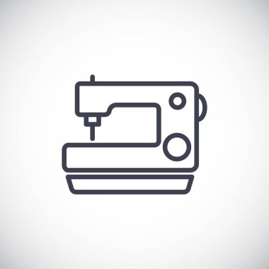 dikiş makinesi basit simgesi