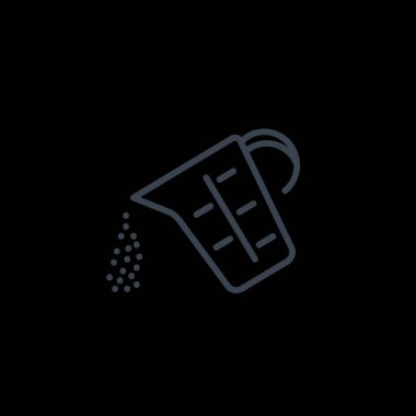 Ölçüm Kupası basit simgesi