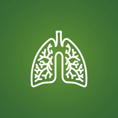 human lungs icon clipart