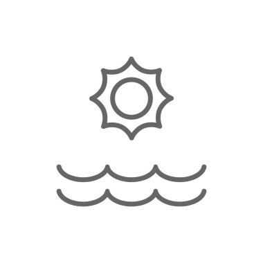 tropikal düz simgesi