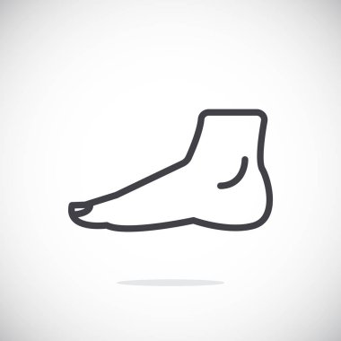 İnsan ayağı simgesi 