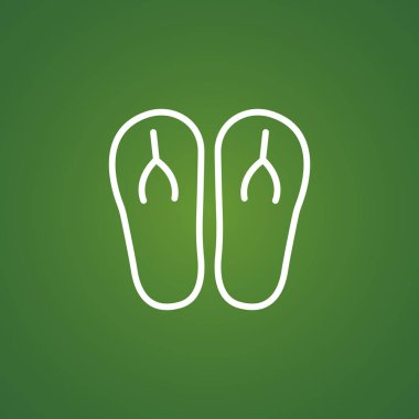 plaj terlikleri simgesi 