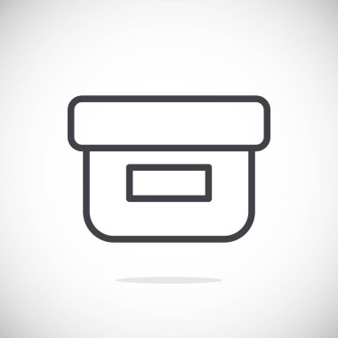 yiyecek kabı simgesi