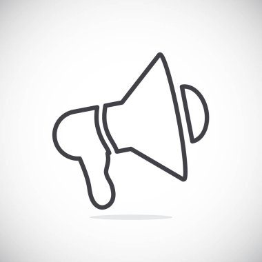 Megafon simge tasarlamak