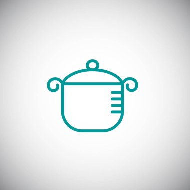 Tencere basit simgesi