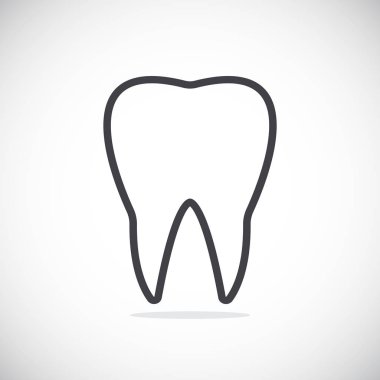 çizgi film diş simgesi