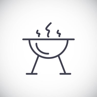 mangal barbekü simgesi