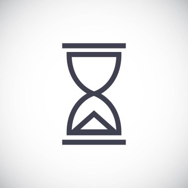 kum saati basit simgesi