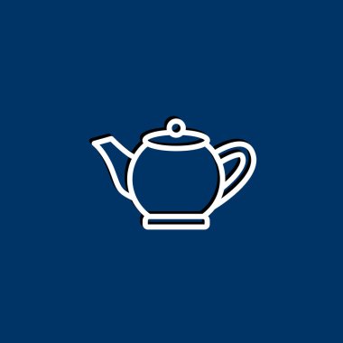 çay potu basit simgesi