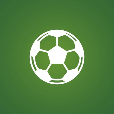 Futbol topu basit simgesi