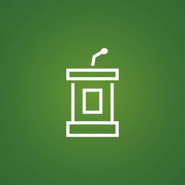 tribün basit simgesi