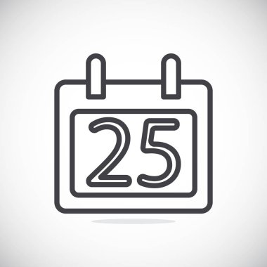 Takvim Basit Simgesi