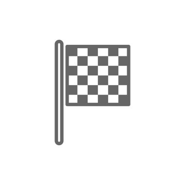 bayrak basit simgesi bitirmek