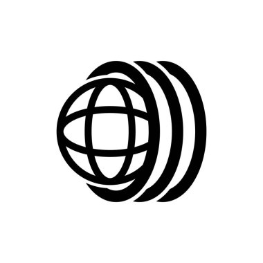 Soyut düz stil ikonu