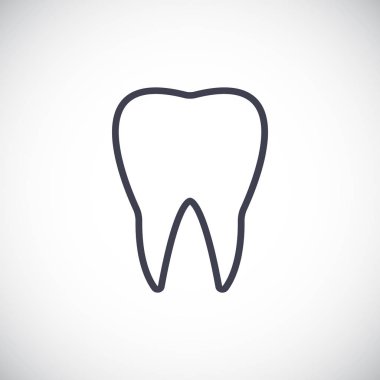 çizgi film diş simgesi