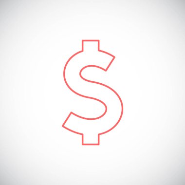 dolar simgesi illüstrasyon