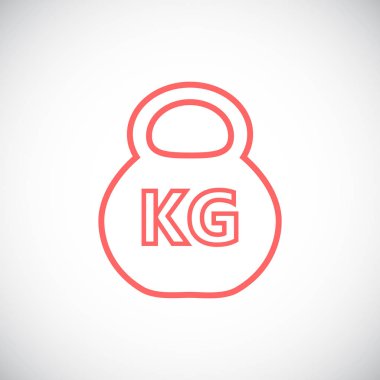Ağırlık kg simgesi