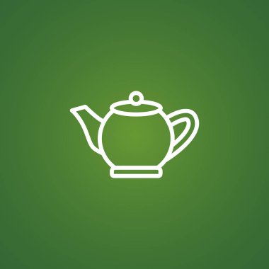 çay potu basit simgesi