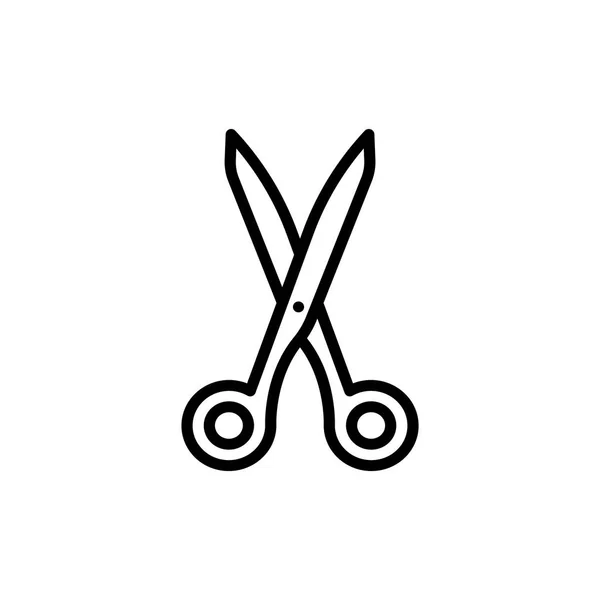 Ícone de tesoura simples —  Vetores de Stock
