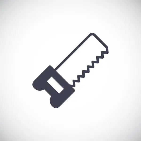 Einfaches Hacksaw-Symbol — Stockvektor