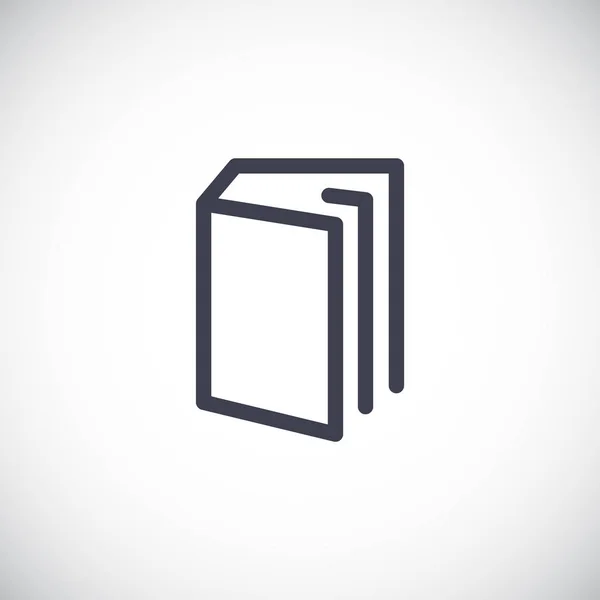 Livro Flat Icon — Vetor de Stock