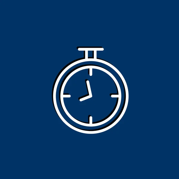 Stopwatch eenvoudige pictogram — Stockvector