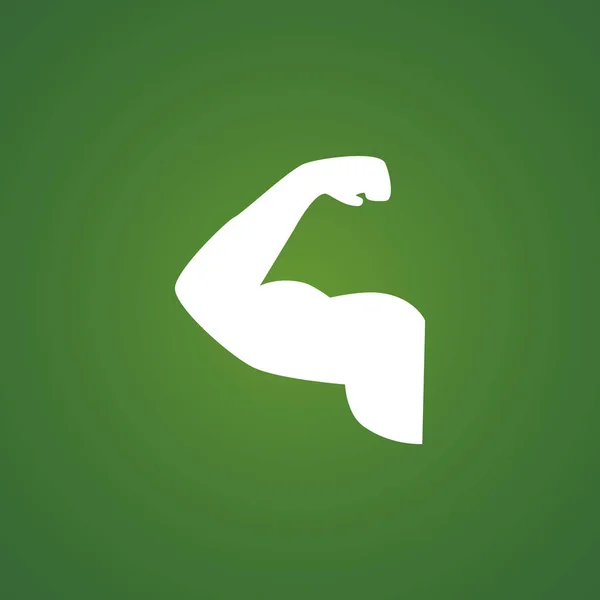 Biceps pictogram illustratie — Stockvector