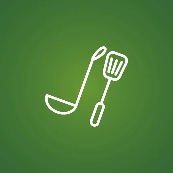 Utensilios de cocina icono simple — Vector de stock