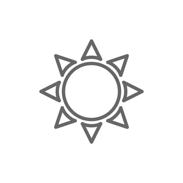 Solen elementikon — Stock vektor