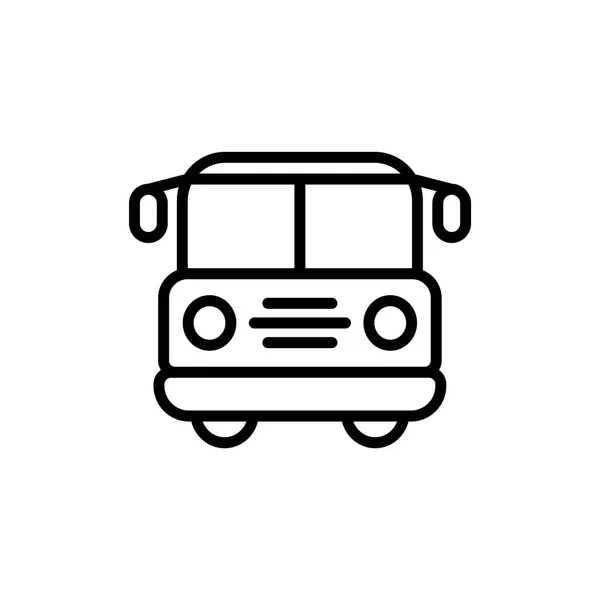 단순 한 버스 표지 — 스톡 벡터
