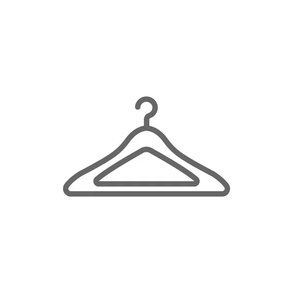Percha para icono de ropa — Vector de stock