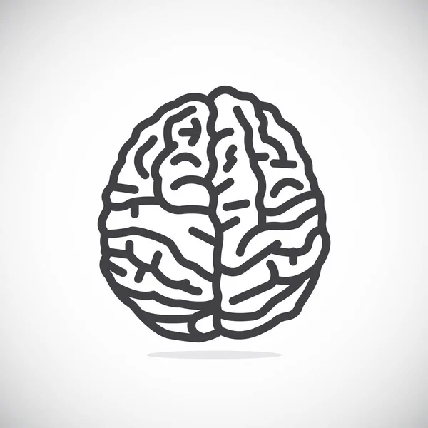 Anatomii mózgu ikona — Wektor stockowy