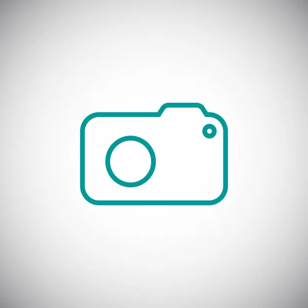 Camera flat icon — Stock Vector