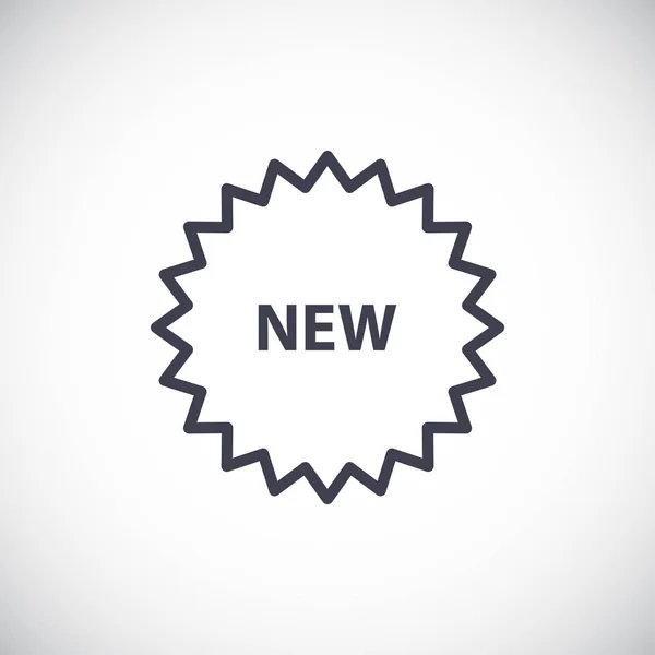 Sticker avec baguette Nouvelle icône — Image vectorielle