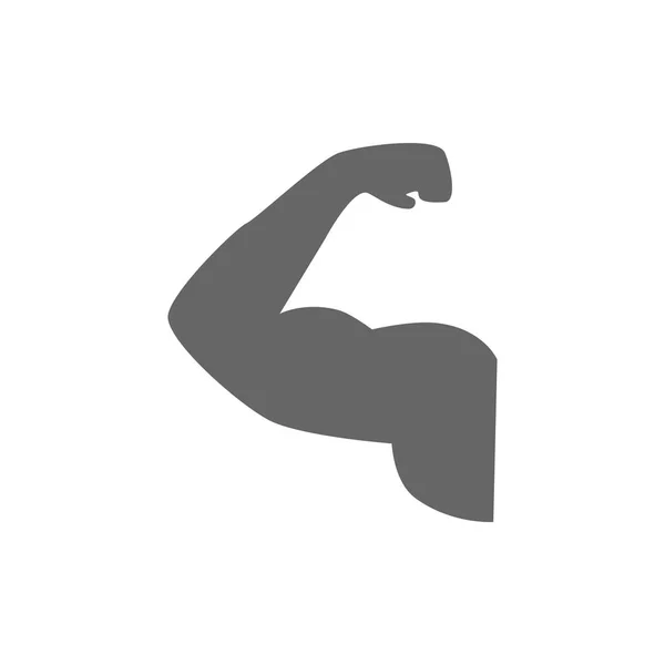 Biceps pictogram illustratie — Stockvector