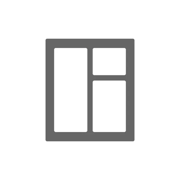 Simple window icon — Stock Vector