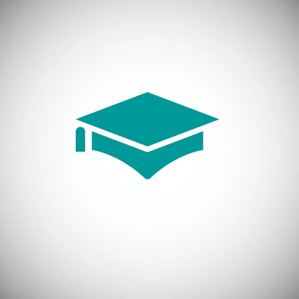 Casquillo de graduación icono simple — Vector de stock