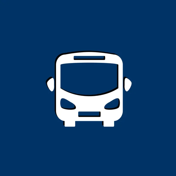 Ikon Sederhana Bus - Stok Vektor