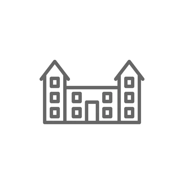 Проста ікона школи — стоковий вектор