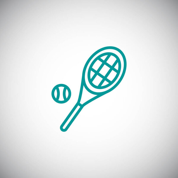 tennis simple icon