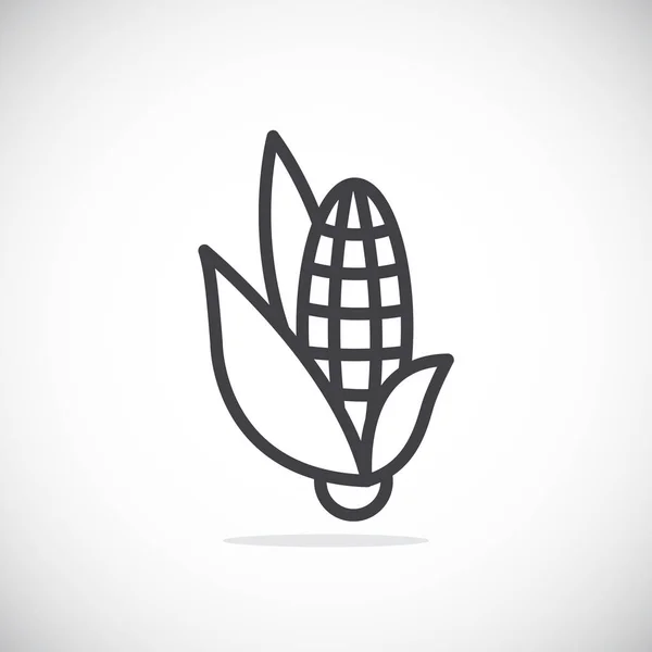 Corncob icône simple — Image vectorielle